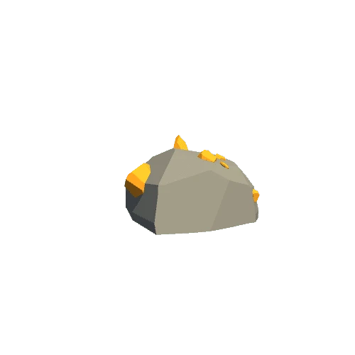 Rock With Gems 021 Orange